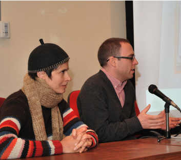 Alejandro Cesarco y Magela Ferrero,