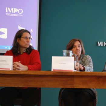 Director de Centros MEC Roberto Elizalde y Graciela Rabajoli del Plan Ceibal