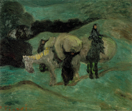 Cuadro Lavanderas de Pedro Figari