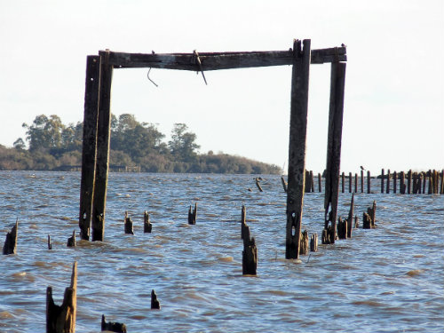 Creciente en el río