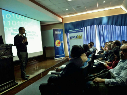 Mauricio Céspedes en el evento