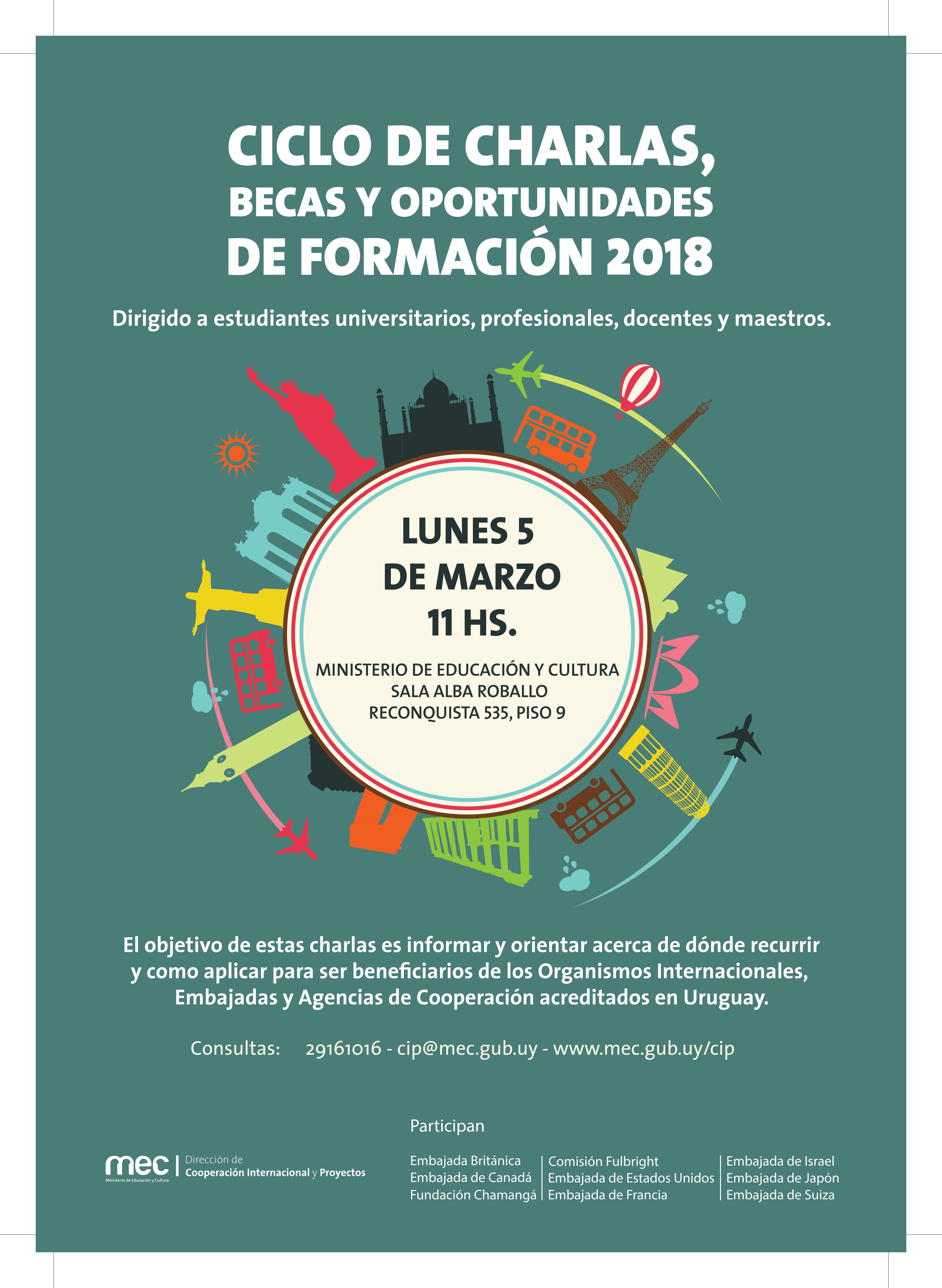 Afiche de becas
