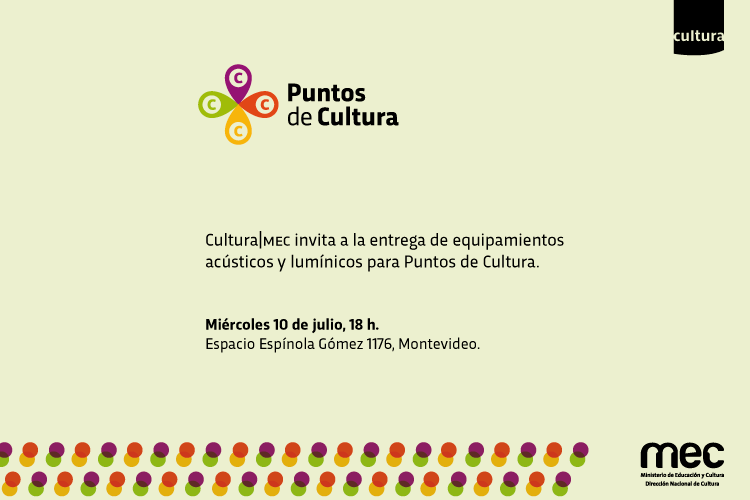 Invitaci&oacute;n Puntos de Cultura