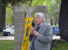 inauguración espacio publico Amalia de la Vega