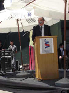 Ministro Ehrlich en su oratoria