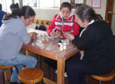 Estudiantes con profesor