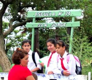 Alumnos de la escuela San Jorge