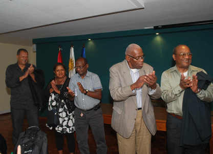 Integrantes de la Comisión asesora del Candombe