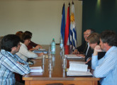 Autoridades a la mesa