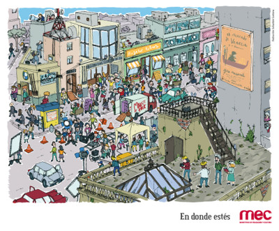 ilustración con situaciones del MEC