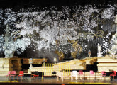 escenografía de la obra