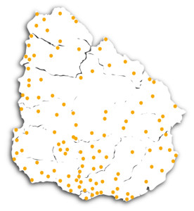 mapa de uruguay