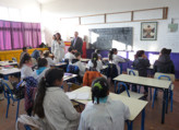 Ehrlich visita escuelas de Casavalle
