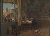 Diógenes Héquet – Taller de pintor