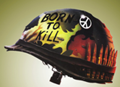 casco con balas