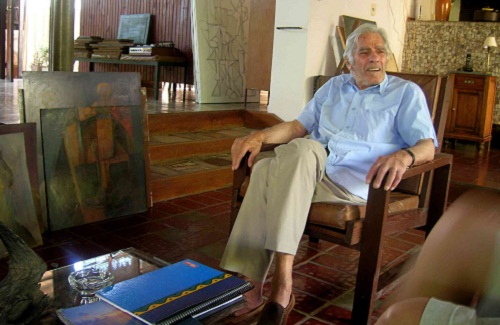 Fernando Cabezudo en su casa