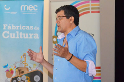 Fábio Bonvenuto en Taller Musibraille
