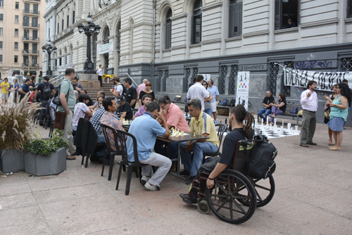Tableros en vía pública