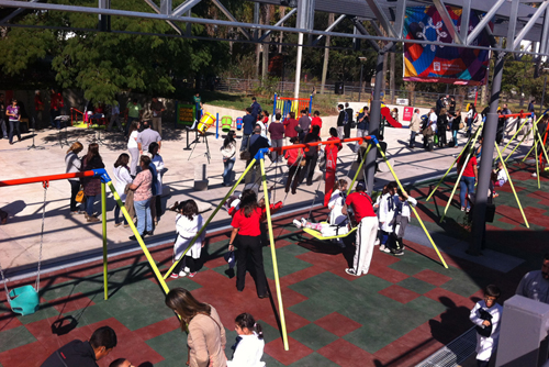 parque con juegos