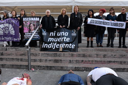ministra en la intervención