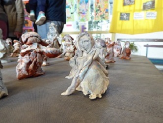 figuras hechas por los niños
